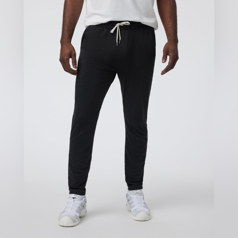 Vuori Ponto Performance Pant 30” in Black Heather - L